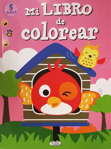 Mi Libro De Colorear - Rosa (5 Años) - Ediciones Saldaña
