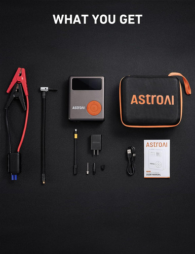 Arrancador Con Compresor De Aire, Batería De 1750 A 12 V Con