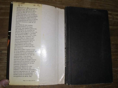 Epidemia - Robin Cook. Círculo De Lectores. 1988 (Usado)