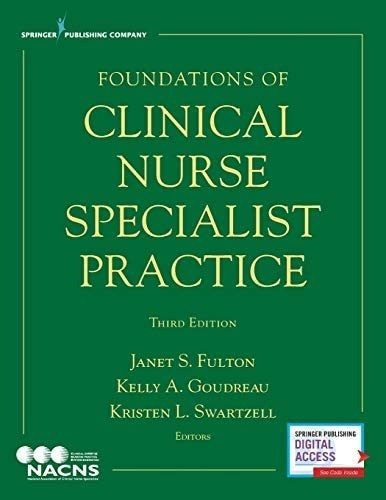 Libro:  Foundations Of Clinical Nurse Specialist Practice