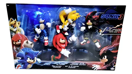 comprar Jakks Pacific Pack 4 Figuras Sonic 3 Con Luces Sonic Shadow