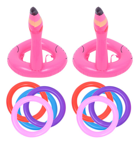 Set De Juego Flamingo Ring Toss Para Niños