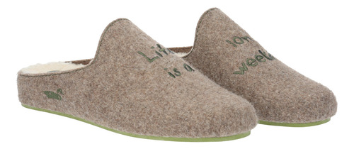 Pantufla Unisex Rkf Slipper Life Ii Café Rockford