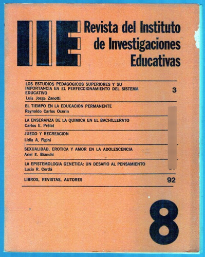 Revista Del Instituto De Investigaciones Educativas 1976