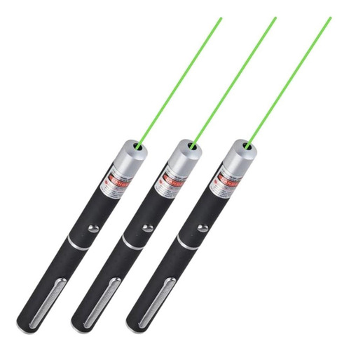 Puntero Para Presentaciones, Mxlrb-003, 3 Pzas, Láser Verde Láser Verde oscuro
