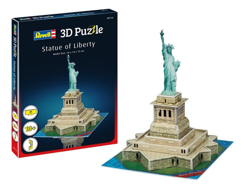 Quebra-cabeça 3d (3d Puzzle) Estátua Da Liberdade - Revell