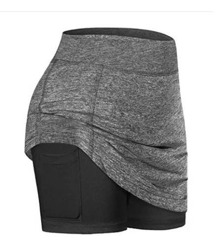 Mujer Faldas Running Yoga Pantalones Cortos Elásticos Go [u]