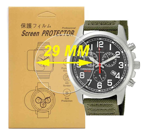 [3 Piezas] Protector Pantalla Hd Reloj Inteligente Redondo