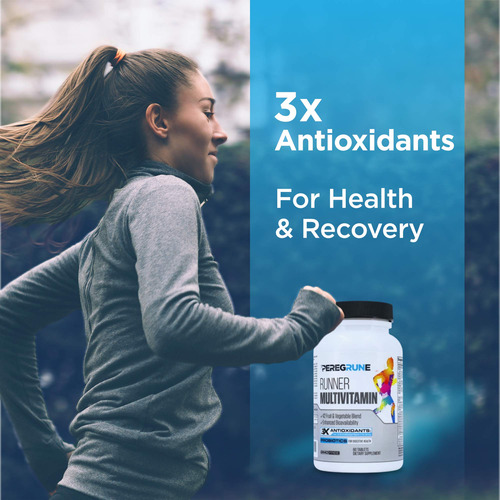 Peregrune Multivitaminas Runner Con Omega 3 Y Antioxidantes