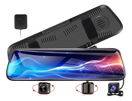 1080p 3 Camera Car Dvr Video Recordadora De 10 Pulgadas