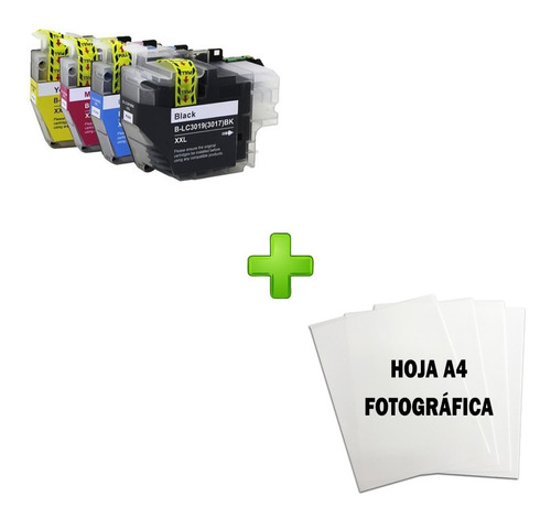 Pack 4 Cartuchos Compatibles Brother Lc 3019 Mfc J 6730 W