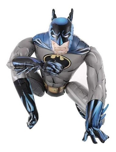 Imagen 5 de 7 de Globo De Batman 3d (67 X 56 Cmts)c/globo De Número Aelección