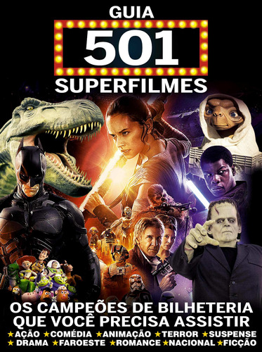 Guia 501 Superfilmes, de  On Line a. Editora IBC - Instituto Brasileiro de Cultura Ltda, capa mole em português, 2018