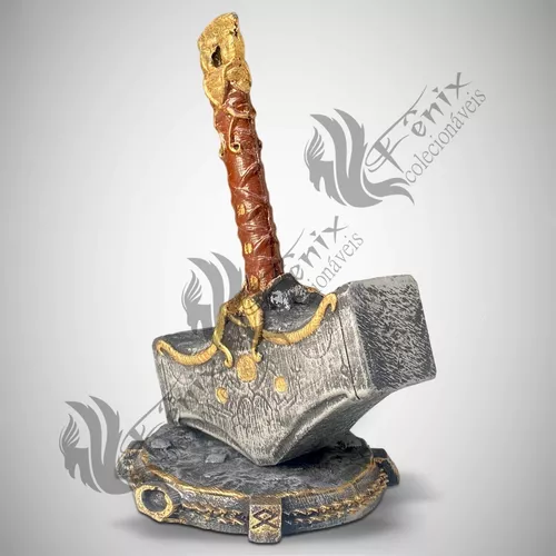 Mjölnir - Martelo de Thor de God of War Ragnarok Kratos