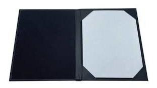 10 Porta Diplomas Tamaño Carta En Curpiel Color Negro 