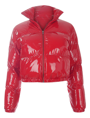 Abrigo De Invierno Para Mujer, Cuello Alto, Cálido, Con Capu