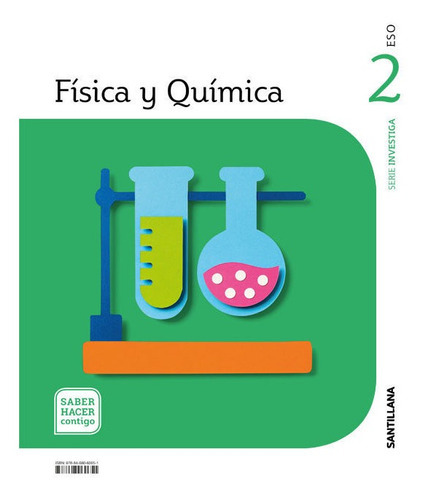 2ESO FISICA Y QUIMICA INVESTIGA SHC ED21, de VV. AA.. Editorial SANTILLANA, tapa blanda en español