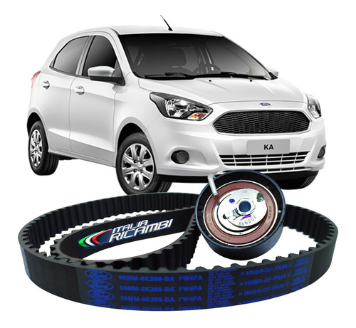 Kit Correia Dentada + Tensor Da Correia Original Ford Novo Ka 1.5 Sigma 16v 2014 2015 2016 2017 2018 2019