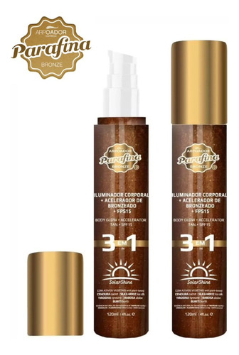 Solar Shine 3x1-glow , Fps15 E Acelerador De Bronzeado 120ml