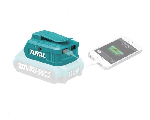 Cargador Puerto Usb 20v Total Power Bank Tucli2001