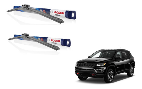 Juego X2 Escobillas Delanteras Jeep Compass Desde 2017