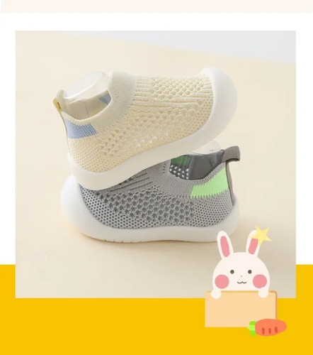 Zapatos De Bebé Antideslizantes Con Suela Blanda De Malla A