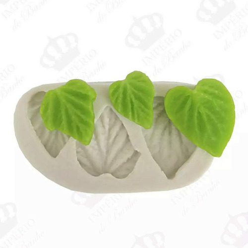 Imagem 3 de 6 de Forma De Silicone Conjunto De Folhas Mini Ib-326