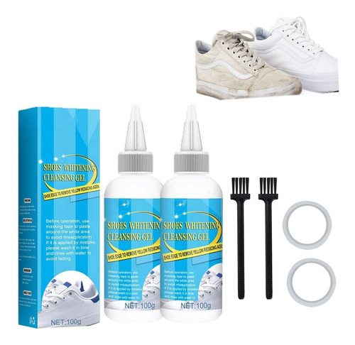 Zapatillas De Deporte Blancas De Gel Limpiador Blanqueador D
