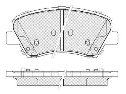 Pastilla De Freno Geely Emgrand X7 Sport 2.0 - 2.4 17/ Delan