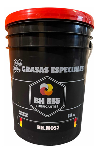 Grasa C/ Bisulfuro De Molibdeno 18kg Maquinaria Pesada