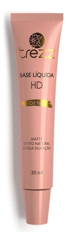 Base Líquida Matte Hd Trezz - T04 Longa Duração Pele Natural