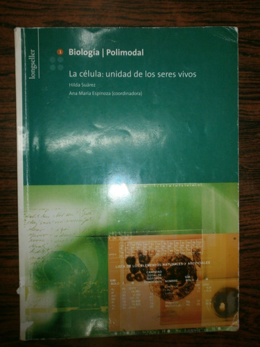 Biología 1 Polimodal La Célula Longseller Hilda Suárez Exc!!