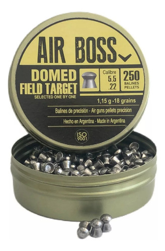 Poston Apolo Air Boss Domed Field Target 5.5mm 18gr 1000u