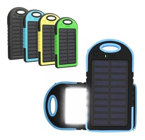 Imagen 2 de 5 de Bateria Externa Cargador Portatil Solar 20000 Mah Linterna