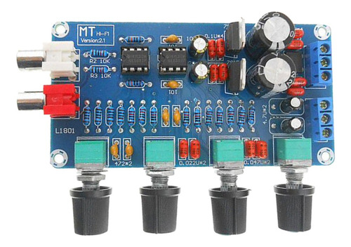 Ne5532 Preamplificador Preamplificador Módulo De Tono 3p