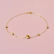 Xf800-pulsera De Oro De 18k Para Mujer, Joyería Fina Auténti