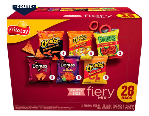 Papitas Americanas Frito-lay Paquete Variado 28 Piezas