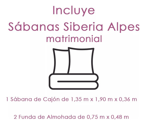 Set De Sábana Siberia Alpes Super Suaves Invierno Vianney®