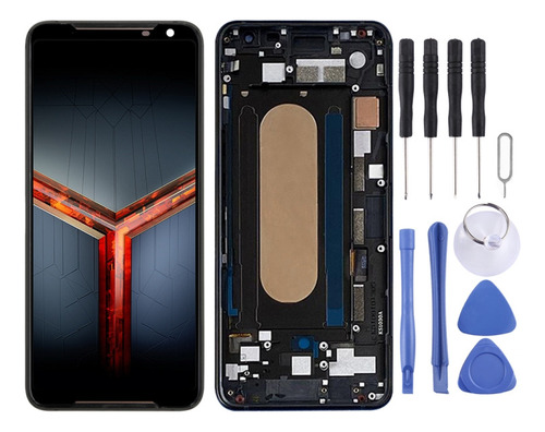Wa1 Pantalla Lcd Negra For Asus Rog Phone Ii Zs660kl