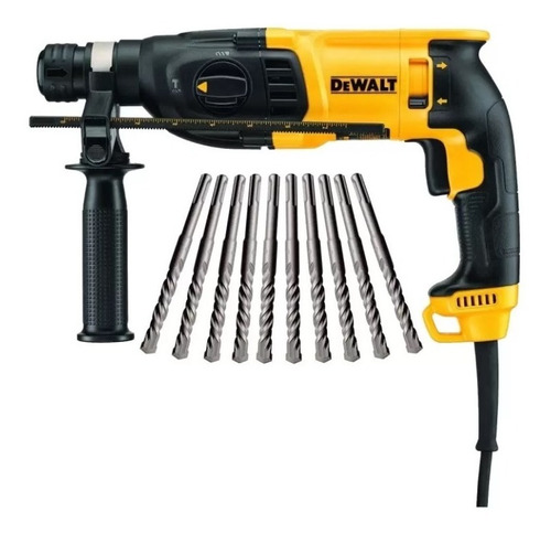 Rotomartillo Sds Plus 800w 2.6 J Dewalt D25133 + 10 Brocas