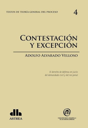 Contestación Y Excepción   Alvarado Velloso