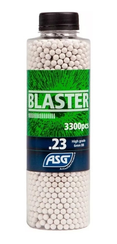 Balines Plasticos 6mm Asg Bbs Blaster 3300 Unidades