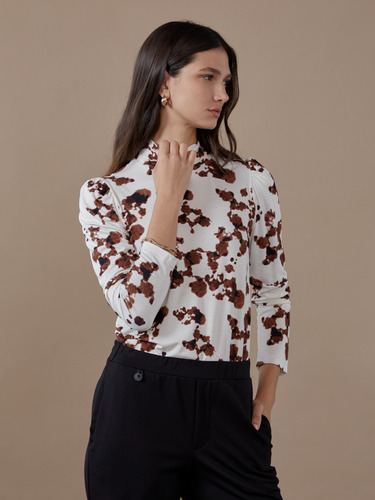 Pantalón Palazzo De Punto Tramado Esther Mujer Asterisco