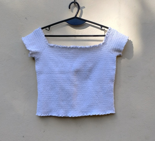 Top De Mujer Hollister Color Blanco