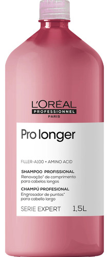  Shampoo Loreal Pro Longer Serie Expert 1500ml + Válvula Full