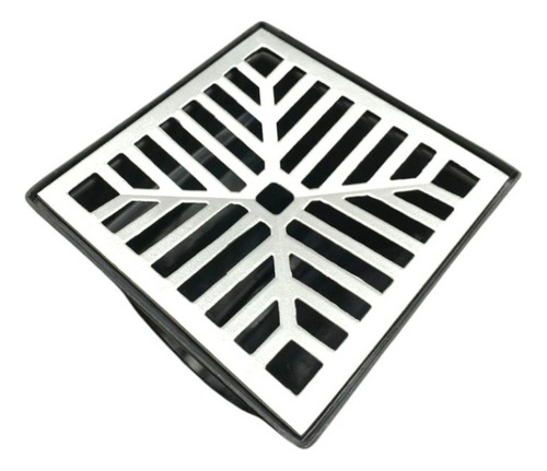 Ralo Grelha 20x20 Côncava De Aluminio Com Caixa Coletora Sl