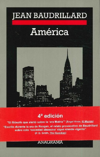 Libro America De Jean Baudrillard