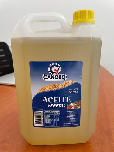 Aceite Vegetal 5l Canoro