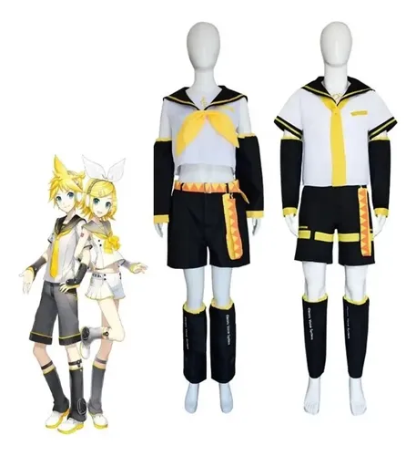 2025 Rin Len Cosplay Traje Roupas Tops + Cuecas S-xxxl