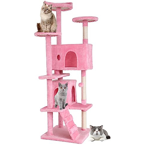 Bestpet 70in Cat Tree Tower For Indoor Cats,multi-level Cat